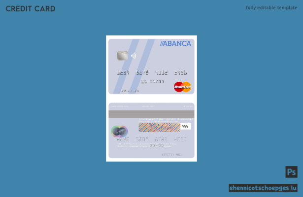 Portugal Abanca Mastercard Beispielvorschau